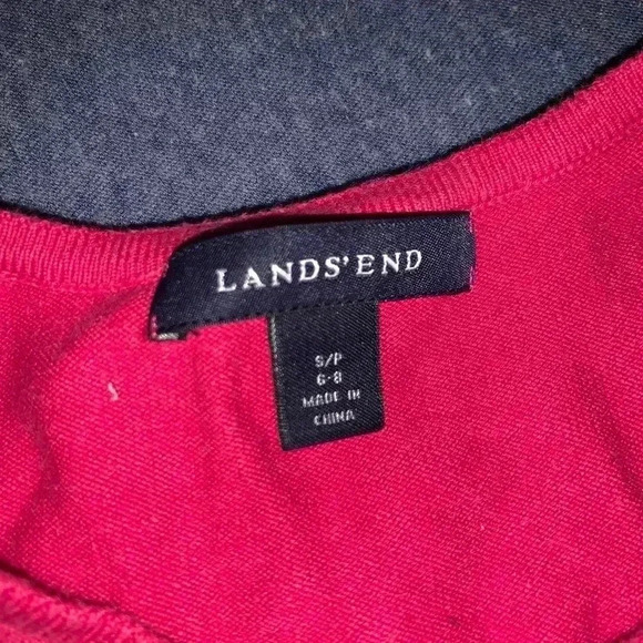 Lands End Women’s Small Short Sleeved Sweater - Picture 2 of 2